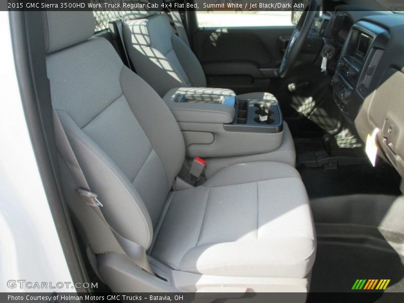 Summit White / Jet Black/Dark Ash 2015 GMC Sierra 3500HD Work Truck Regular Cab 4x4 Flat Bed