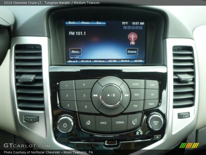 Tungsten Metallic / Medium Titanium 2014 Chevrolet Cruze LT