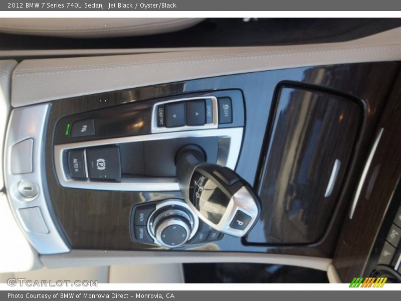 Jet Black / Oyster/Black 2012 BMW 7 Series 740Li Sedan