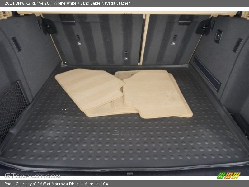 Alpine White / Sand Beige Nevada Leather 2011 BMW X3 xDrive 28i