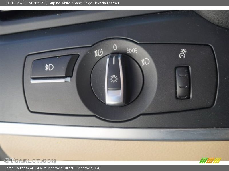 Alpine White / Sand Beige Nevada Leather 2011 BMW X3 xDrive 28i
