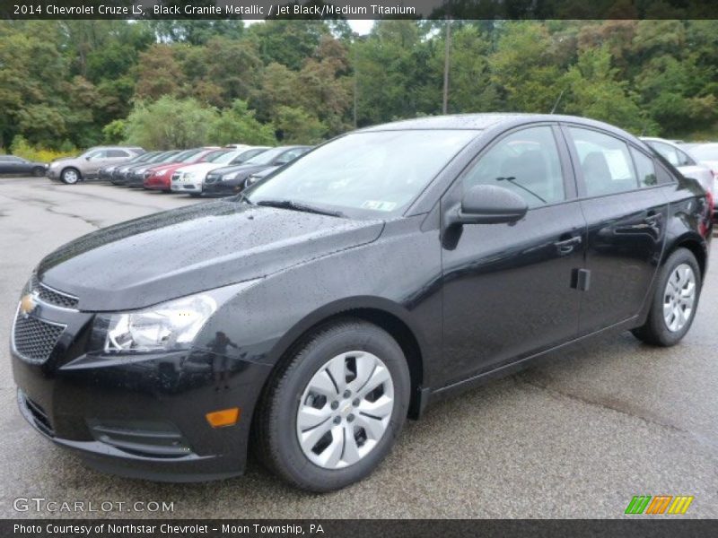 Black Granite Metallic / Jet Black/Medium Titanium 2014 Chevrolet Cruze LS
