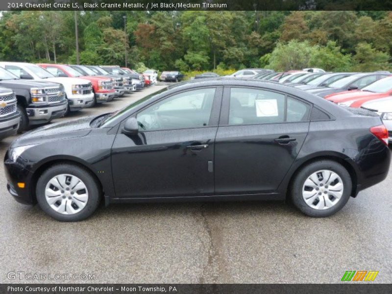 Black Granite Metallic / Jet Black/Medium Titanium 2014 Chevrolet Cruze LS