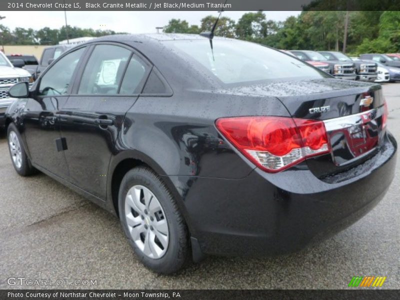 Black Granite Metallic / Jet Black/Medium Titanium 2014 Chevrolet Cruze LS