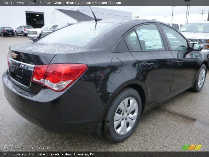 Black Granite Metallic / Jet Black/Medium Titanium 2014 Chevrolet Cruze LS