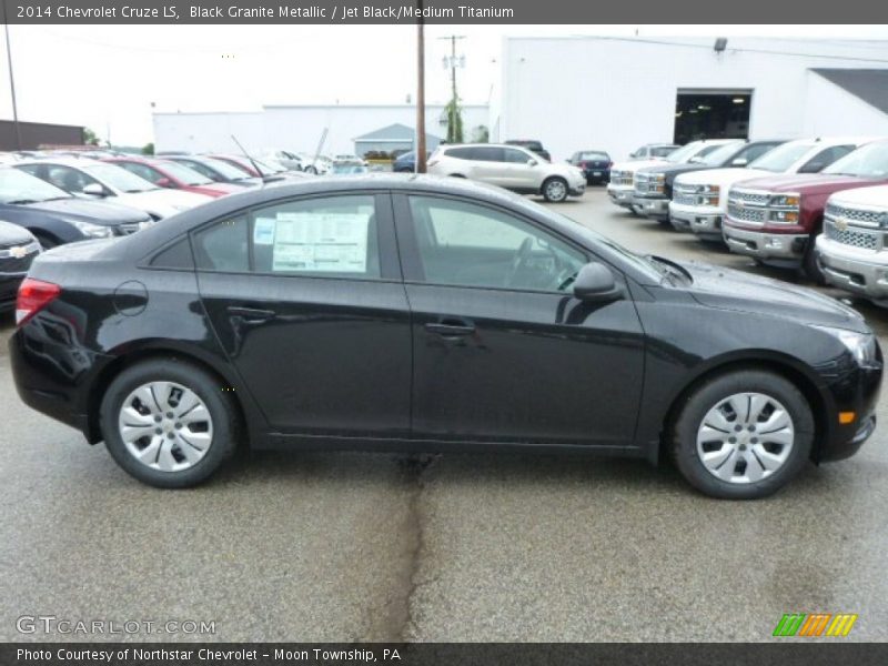 Black Granite Metallic / Jet Black/Medium Titanium 2014 Chevrolet Cruze LS