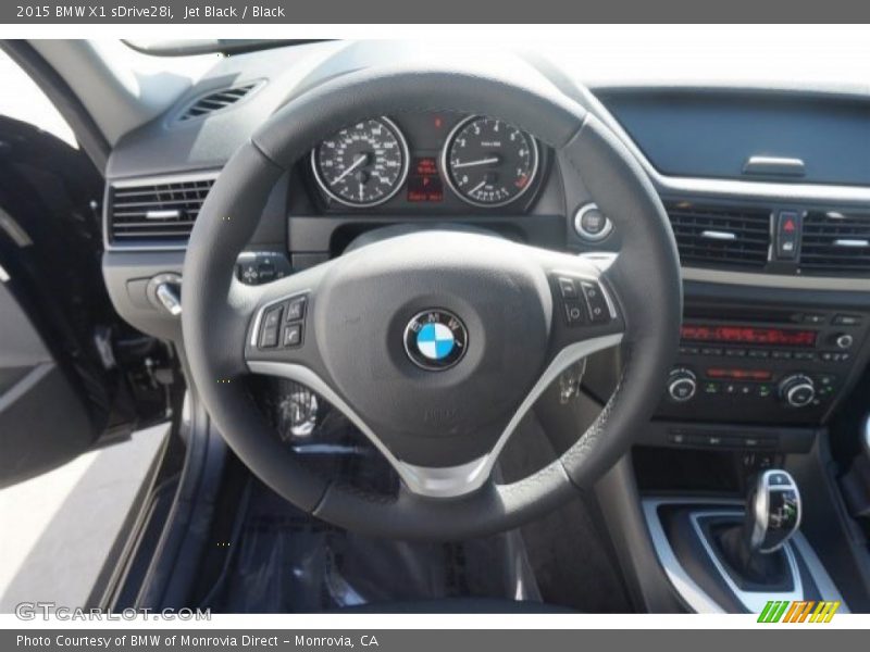Jet Black / Black 2015 BMW X1 sDrive28i