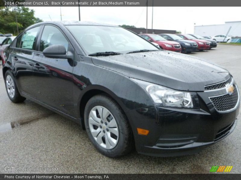 Black Granite Metallic / Jet Black/Medium Titanium 2014 Chevrolet Cruze LS