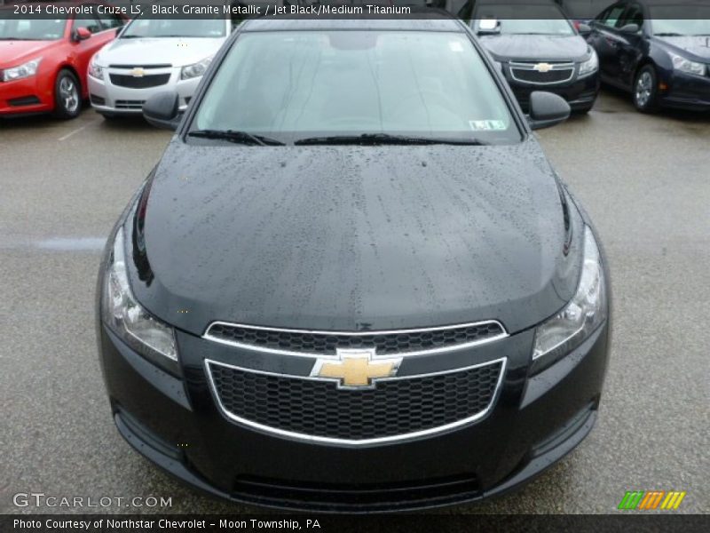 Black Granite Metallic / Jet Black/Medium Titanium 2014 Chevrolet Cruze LS