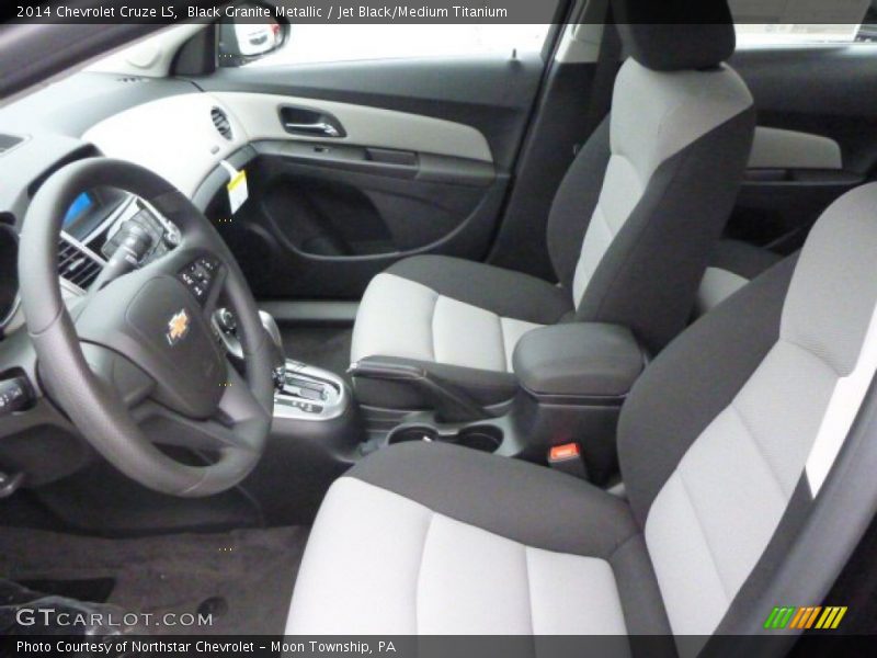 Black Granite Metallic / Jet Black/Medium Titanium 2014 Chevrolet Cruze LS