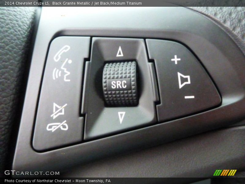 Black Granite Metallic / Jet Black/Medium Titanium 2014 Chevrolet Cruze LS