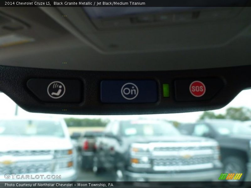 Black Granite Metallic / Jet Black/Medium Titanium 2014 Chevrolet Cruze LS