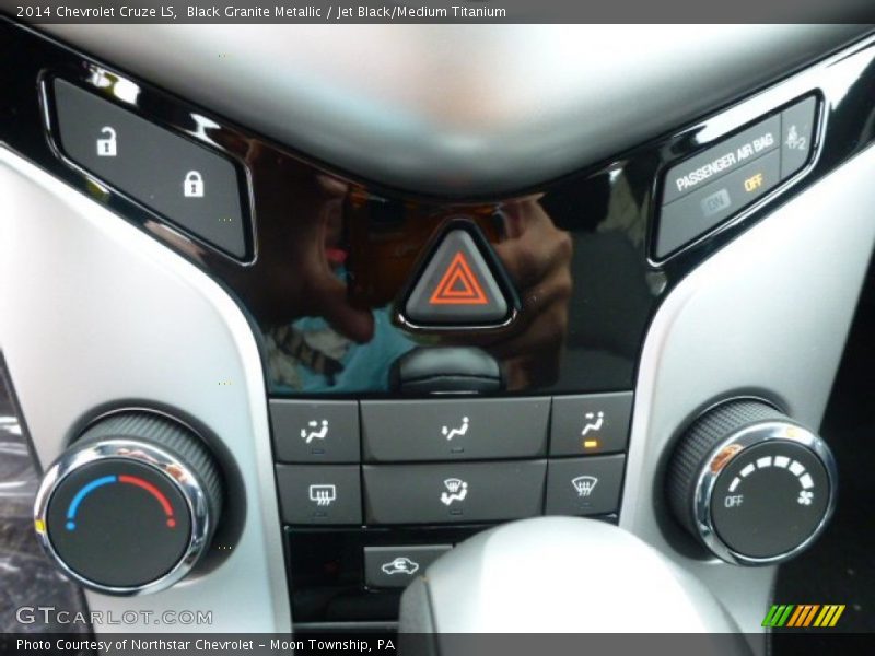 Black Granite Metallic / Jet Black/Medium Titanium 2014 Chevrolet Cruze LS