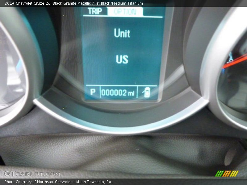 Black Granite Metallic / Jet Black/Medium Titanium 2014 Chevrolet Cruze LS