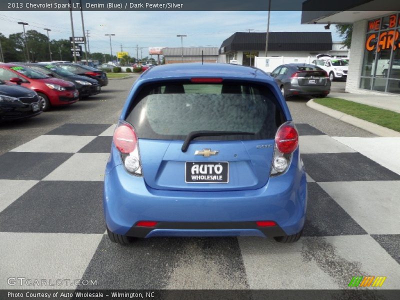 Denim (Blue) / Dark Pewter/Silver 2013 Chevrolet Spark LT