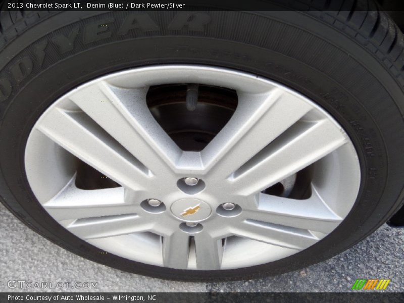 Denim (Blue) / Dark Pewter/Silver 2013 Chevrolet Spark LT