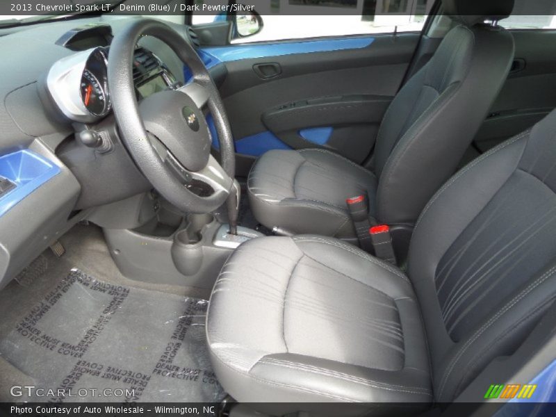 Denim (Blue) / Dark Pewter/Silver 2013 Chevrolet Spark LT