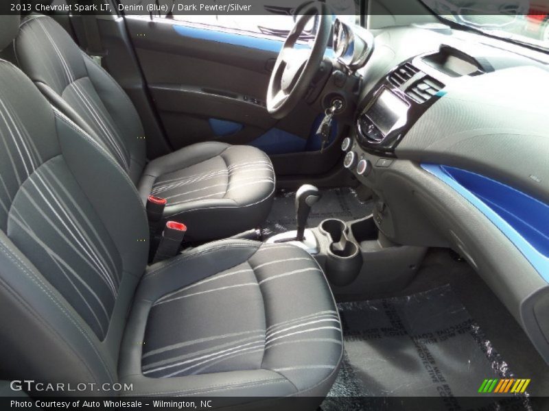 Denim (Blue) / Dark Pewter/Silver 2013 Chevrolet Spark LT