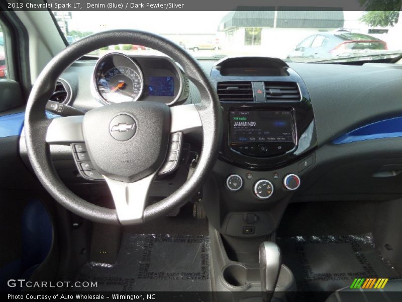 Denim (Blue) / Dark Pewter/Silver 2013 Chevrolet Spark LT