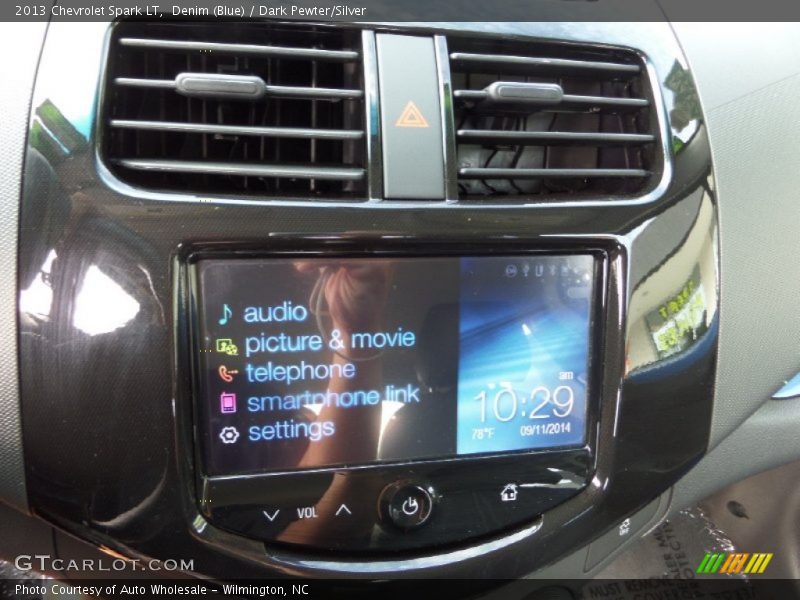 Denim (Blue) / Dark Pewter/Silver 2013 Chevrolet Spark LT