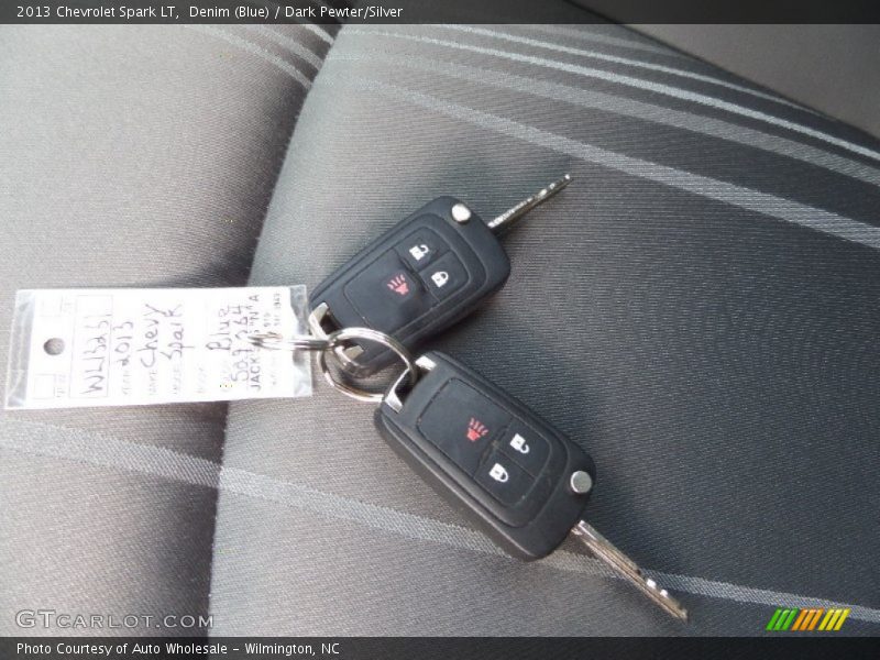 Denim (Blue) / Dark Pewter/Silver 2013 Chevrolet Spark LT
