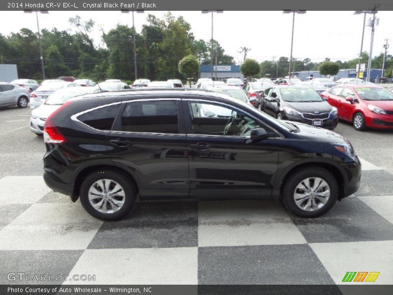 Crystal Black Pearl / Black 2014 Honda CR-V EX-L