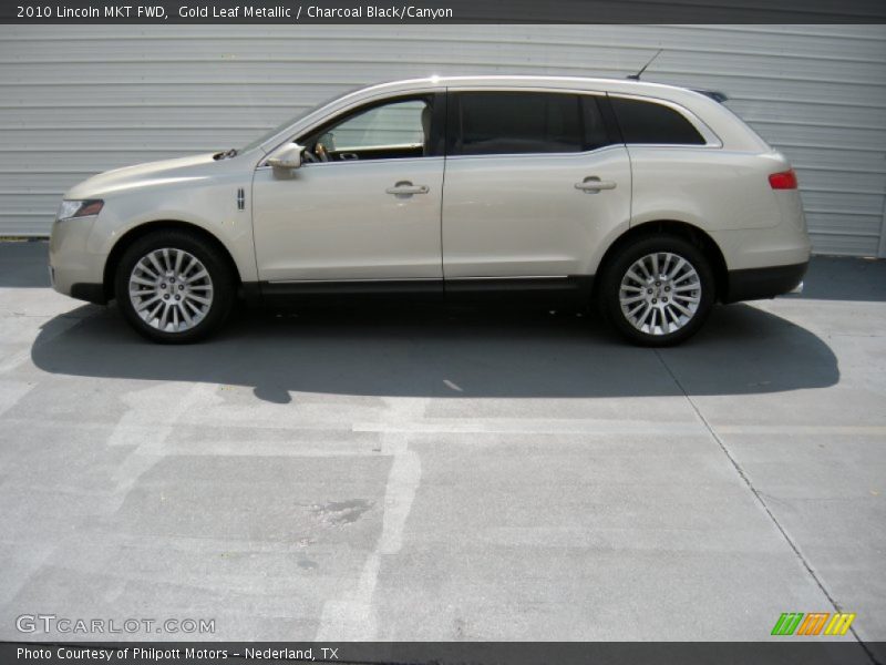 Gold Leaf Metallic / Charcoal Black/Canyon 2010 Lincoln MKT FWD