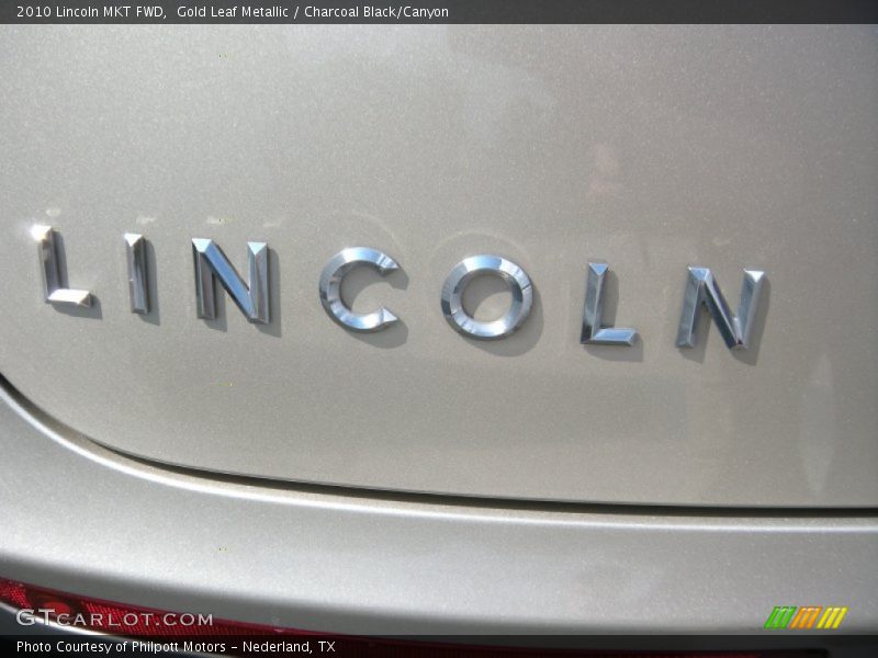 Gold Leaf Metallic / Charcoal Black/Canyon 2010 Lincoln MKT FWD