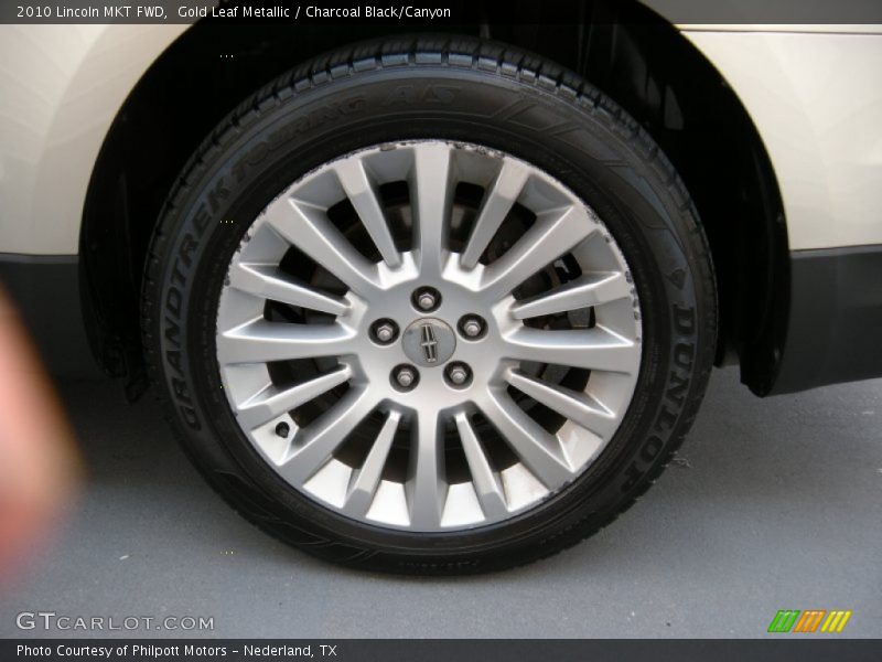 Gold Leaf Metallic / Charcoal Black/Canyon 2010 Lincoln MKT FWD