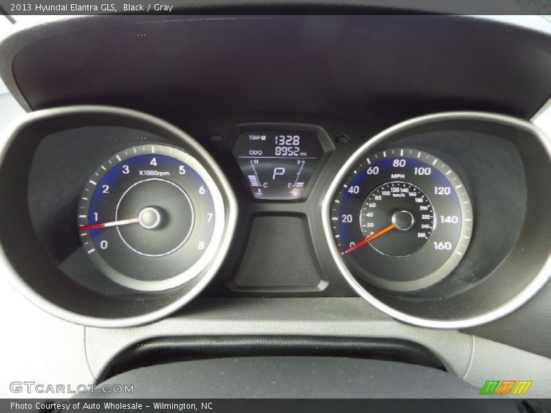 Black / Gray 2013 Hyundai Elantra GLS
