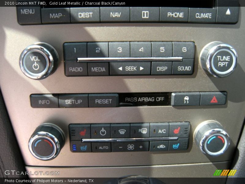 Gold Leaf Metallic / Charcoal Black/Canyon 2010 Lincoln MKT FWD