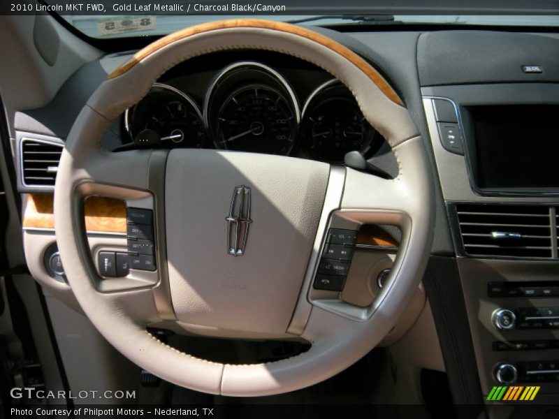 Gold Leaf Metallic / Charcoal Black/Canyon 2010 Lincoln MKT FWD