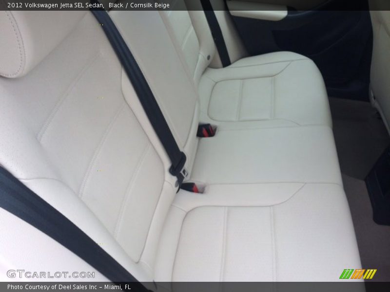 Black / Cornsilk Beige 2012 Volkswagen Jetta SEL Sedan