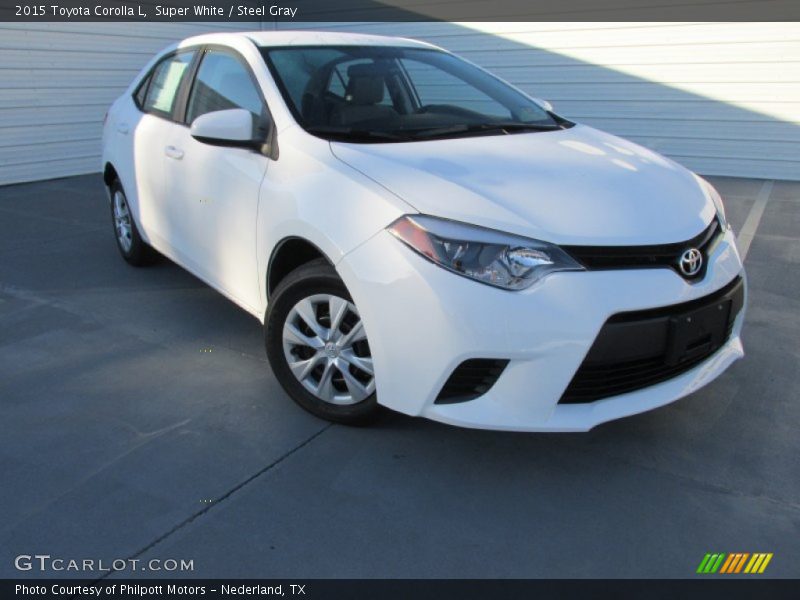 Front 3/4 View of 2015 Corolla L