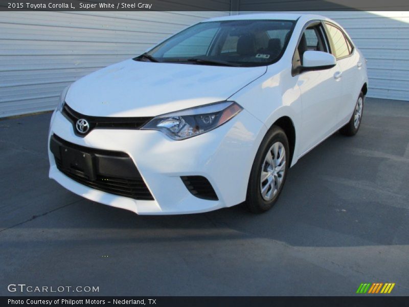 Front 3/4 View of 2015 Corolla L