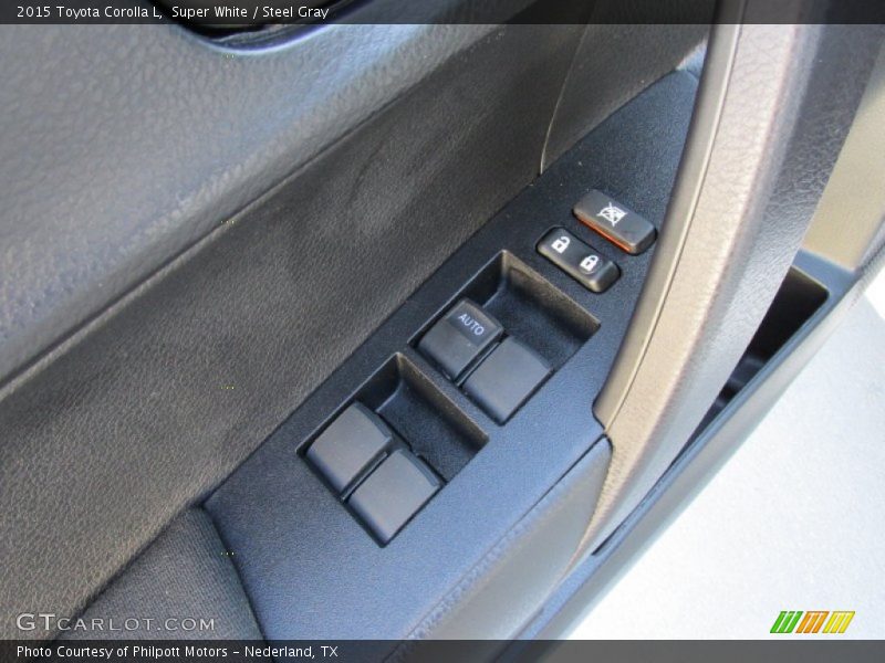 Controls of 2015 Corolla L