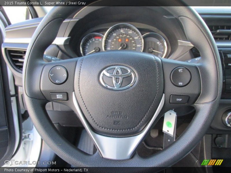  2015 Corolla L Steering Wheel