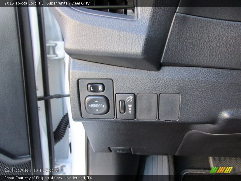 Controls of 2015 Corolla L