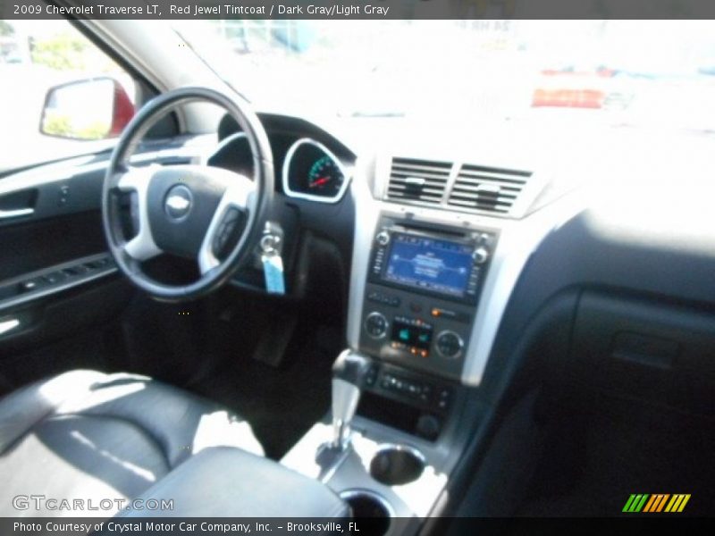 Red Jewel Tintcoat / Dark Gray/Light Gray 2009 Chevrolet Traverse LT