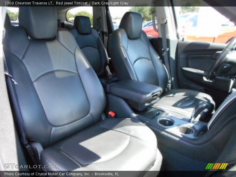 Red Jewel Tintcoat / Dark Gray/Light Gray 2009 Chevrolet Traverse LT