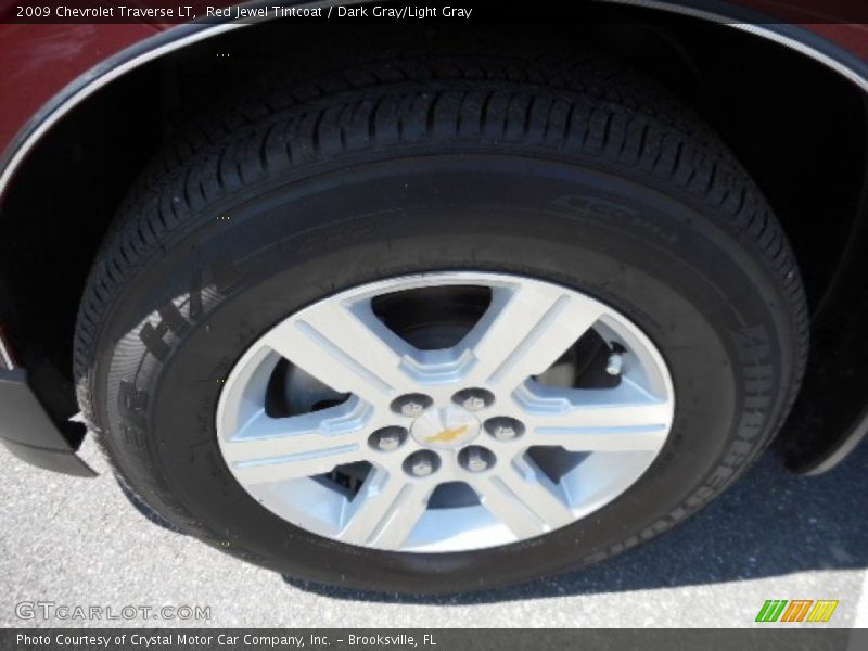 Red Jewel Tintcoat / Dark Gray/Light Gray 2009 Chevrolet Traverse LT