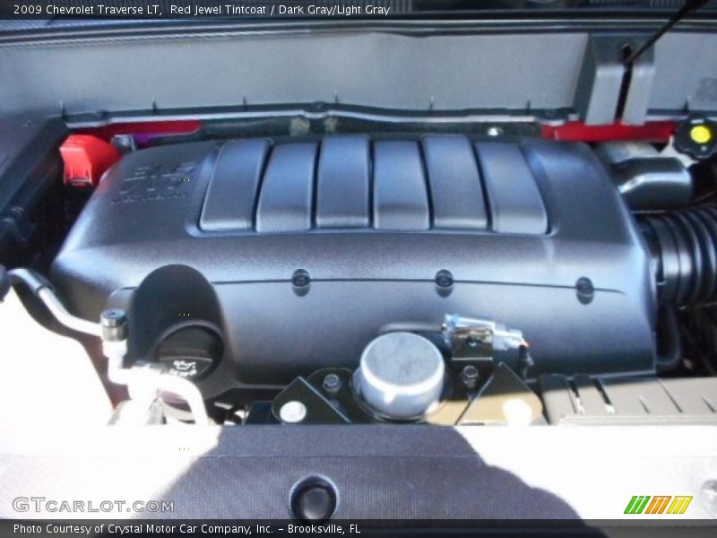Red Jewel Tintcoat / Dark Gray/Light Gray 2009 Chevrolet Traverse LT