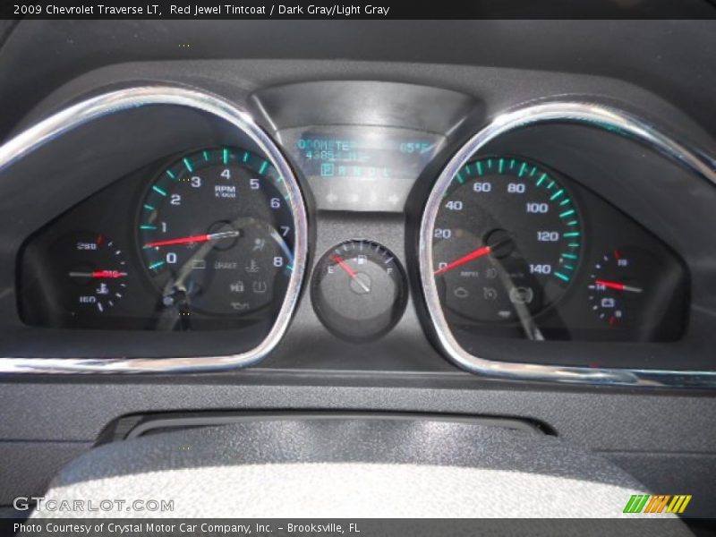 Red Jewel Tintcoat / Dark Gray/Light Gray 2009 Chevrolet Traverse LT