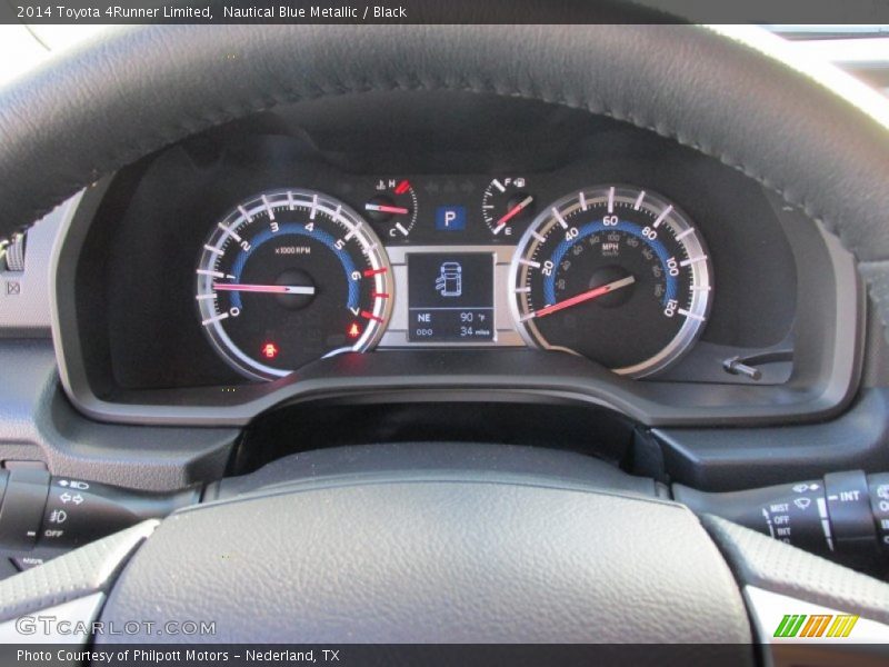 Nautical Blue Metallic / Black 2014 Toyota 4Runner Limited