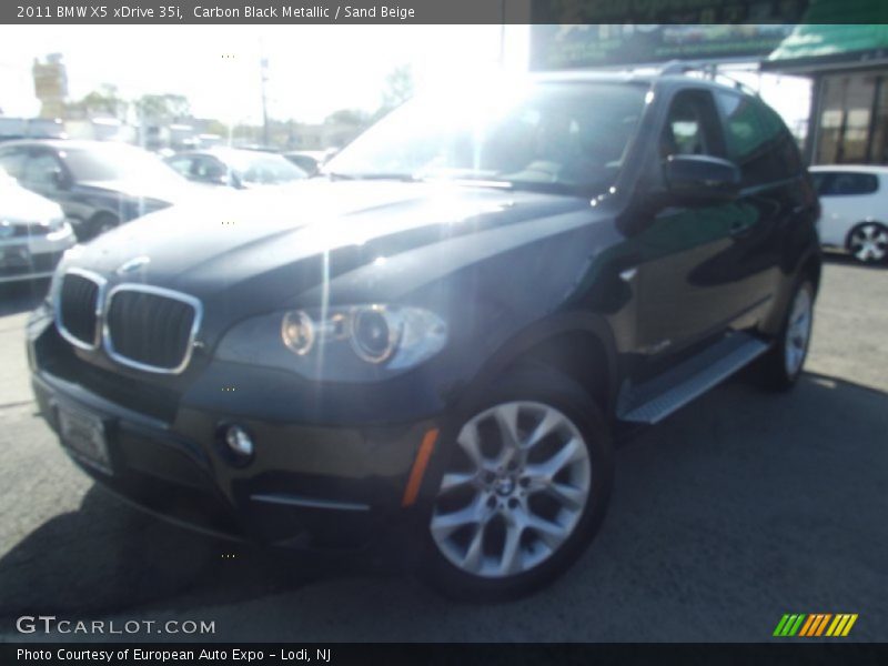 Carbon Black Metallic / Sand Beige 2011 BMW X5 xDrive 35i