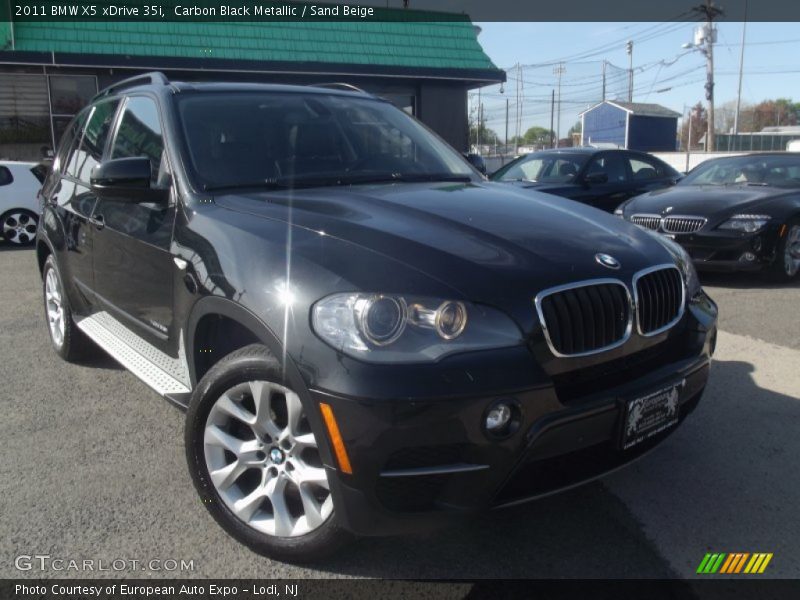 Carbon Black Metallic / Sand Beige 2011 BMW X5 xDrive 35i