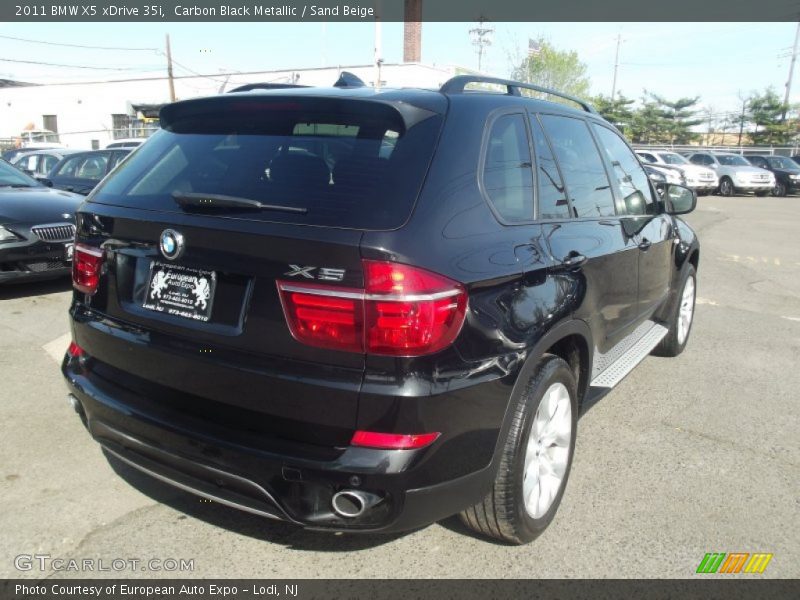 Carbon Black Metallic / Sand Beige 2011 BMW X5 xDrive 35i