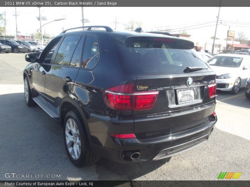 Carbon Black Metallic / Sand Beige 2011 BMW X5 xDrive 35i