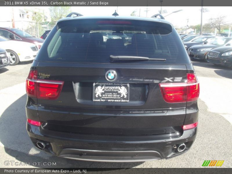 Carbon Black Metallic / Sand Beige 2011 BMW X5 xDrive 35i
