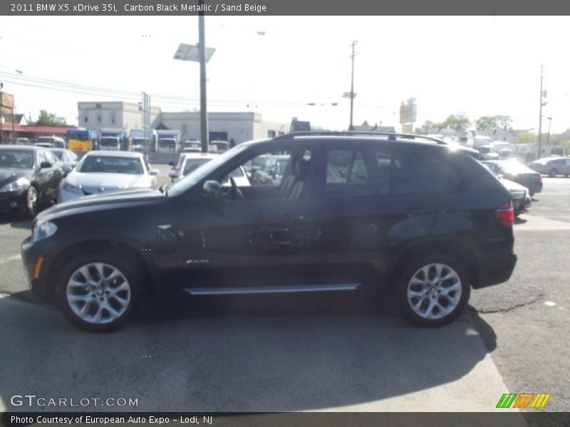 Carbon Black Metallic / Sand Beige 2011 BMW X5 xDrive 35i